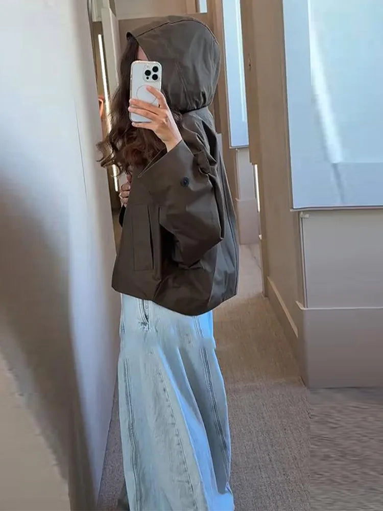 Ella | Minimalist Hooded Jacket