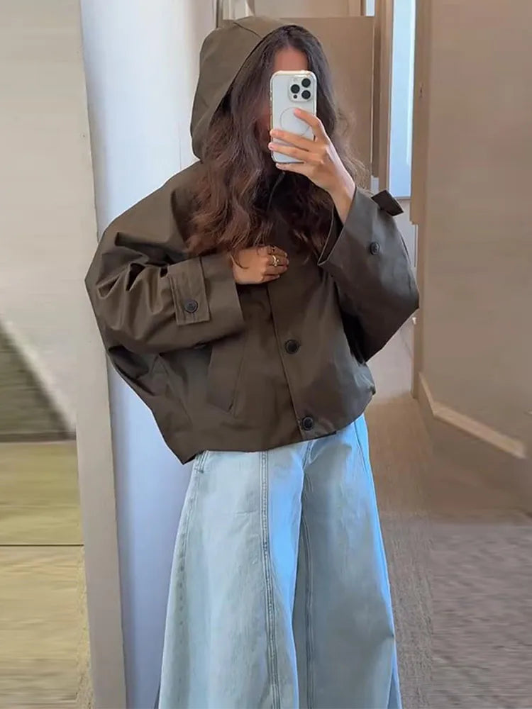 Ella | Minimalist Hooded Jacket