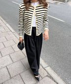 Fien | Striped Button Cardigan