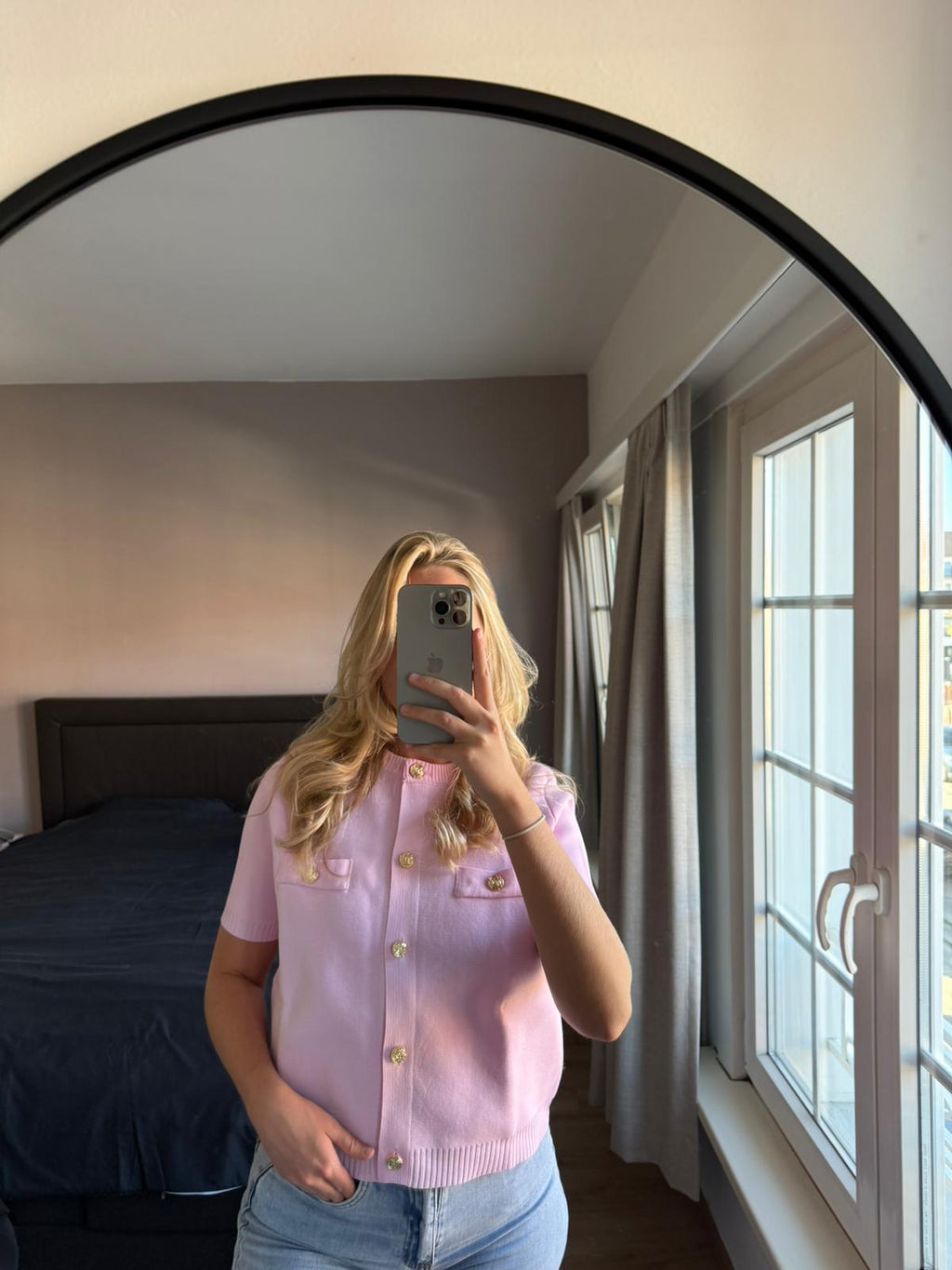 Faye | Short Sleeve Knit Vest