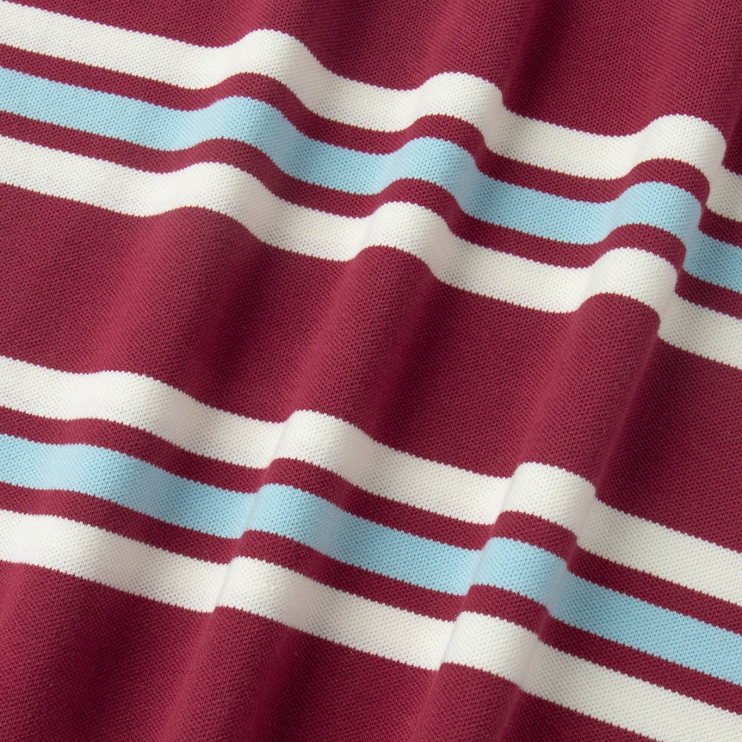 Leah | Striped Long Sleeve Polo