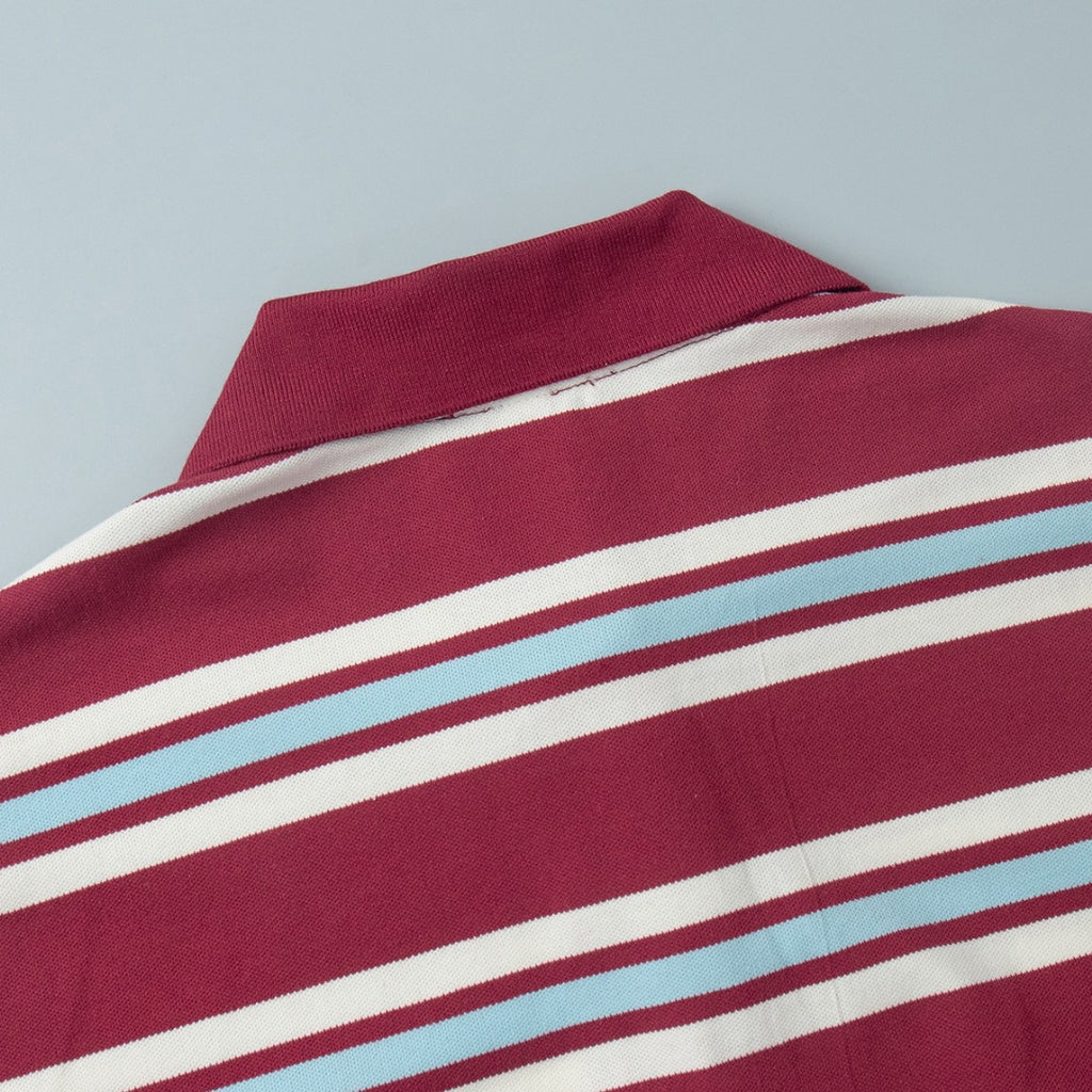 Leah | Striped Long Sleeve Polo