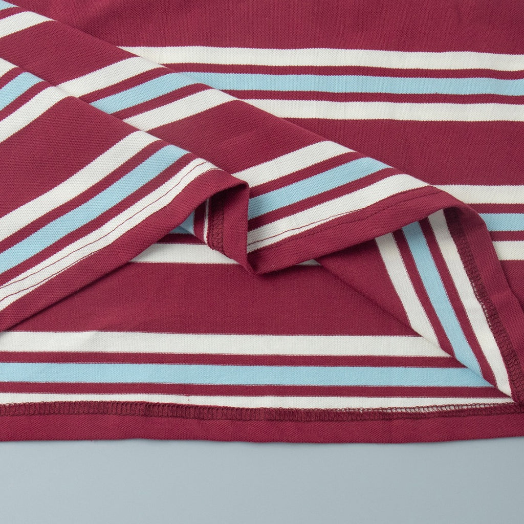 Leah | Striped Long Sleeve Polo