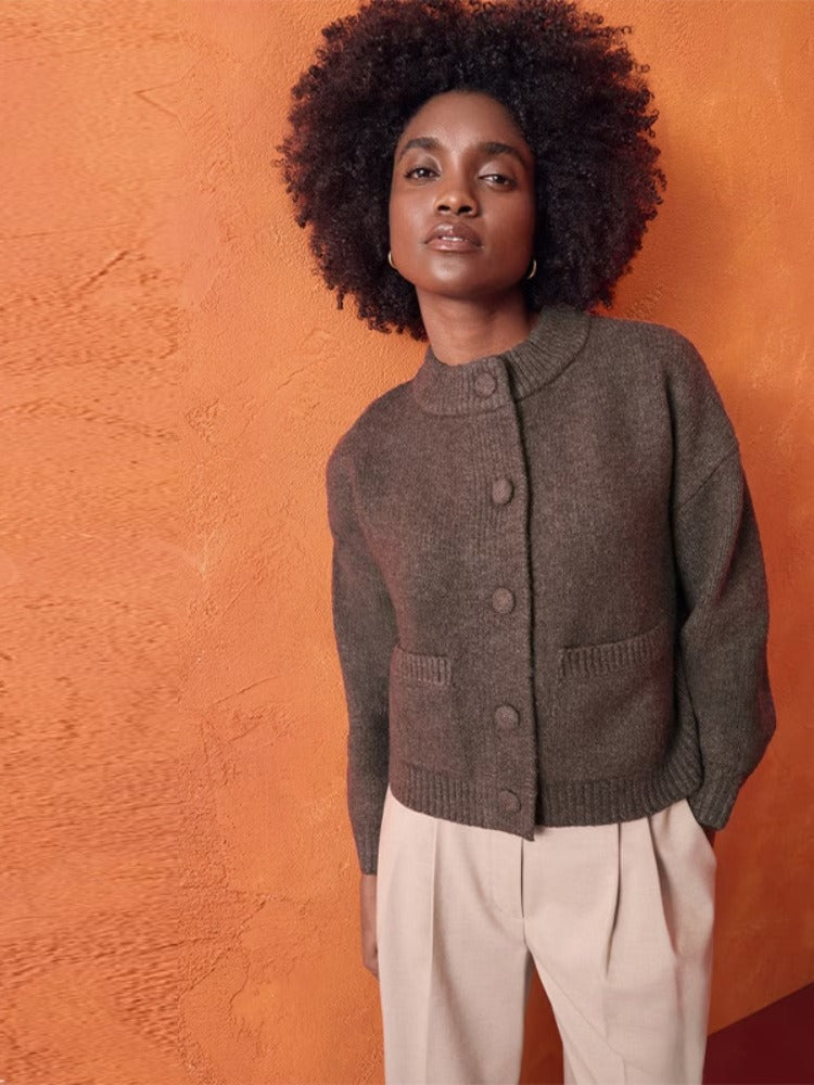 Laura | Knitted Button Cardigan