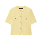 Faye | Short Sleeve Knit Vest