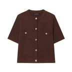 Faye | Short Sleeve Knit Vest