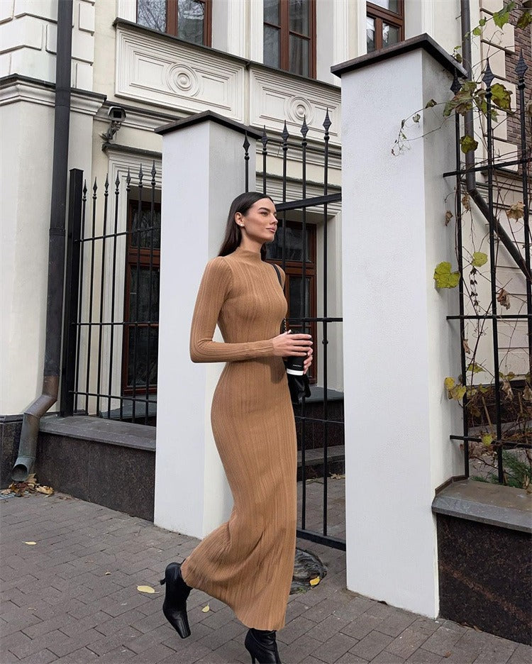 Alina | Ribbed Maxi Dress