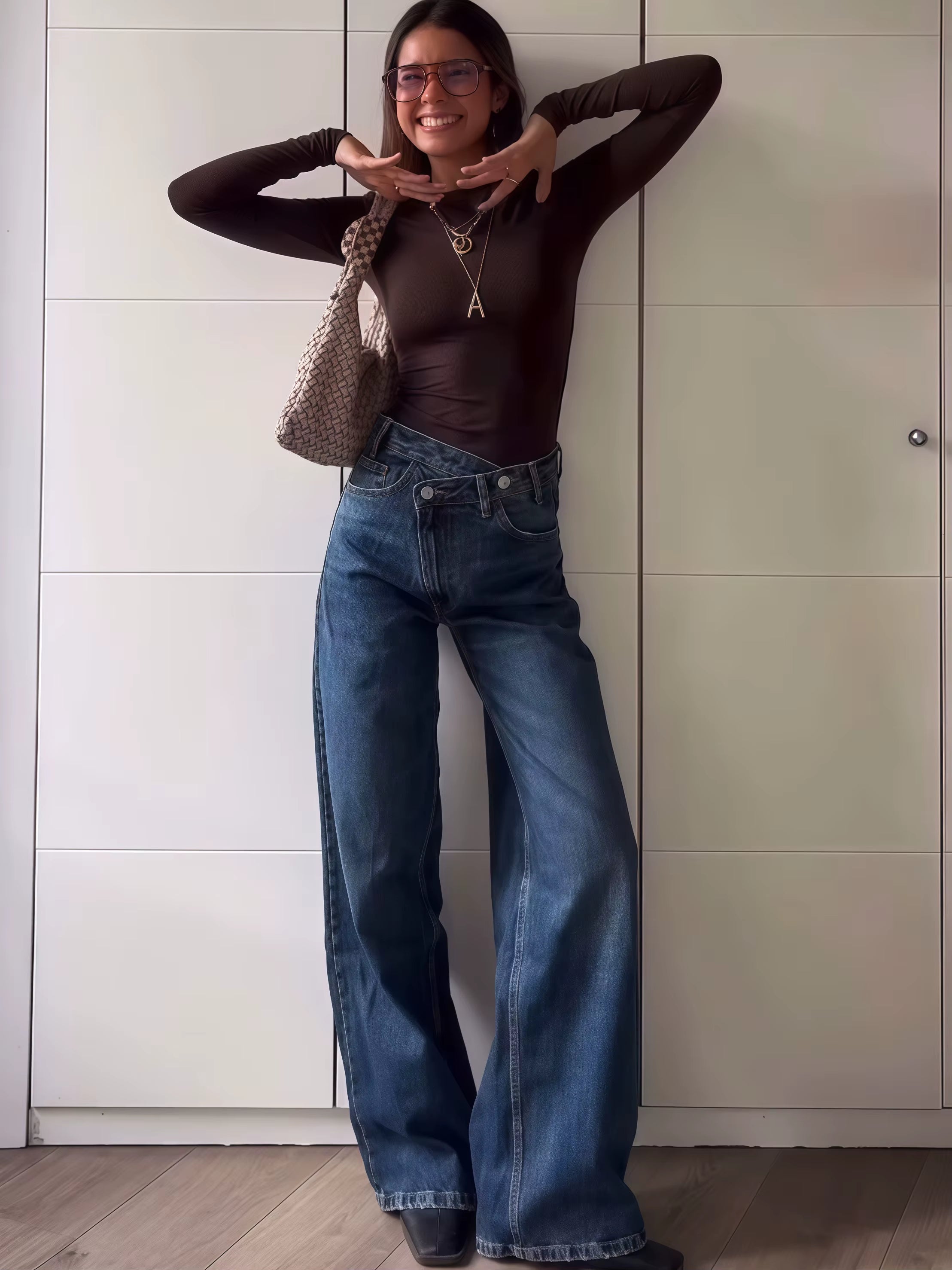 Julie | Wide Leg Jeans – High Waist