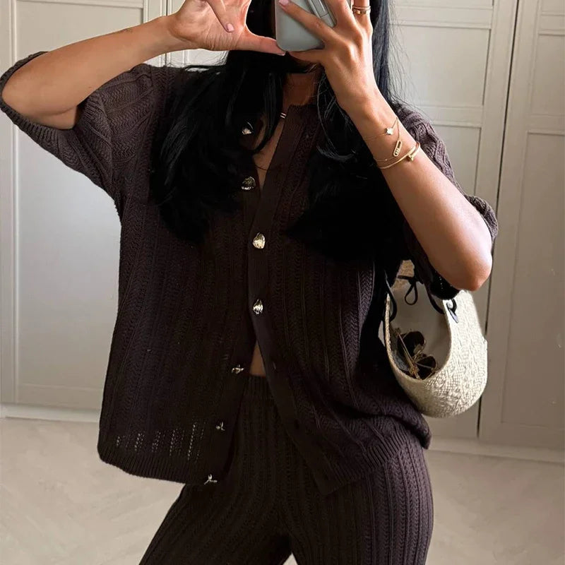 Amelie | Knitted Two-Piece Set