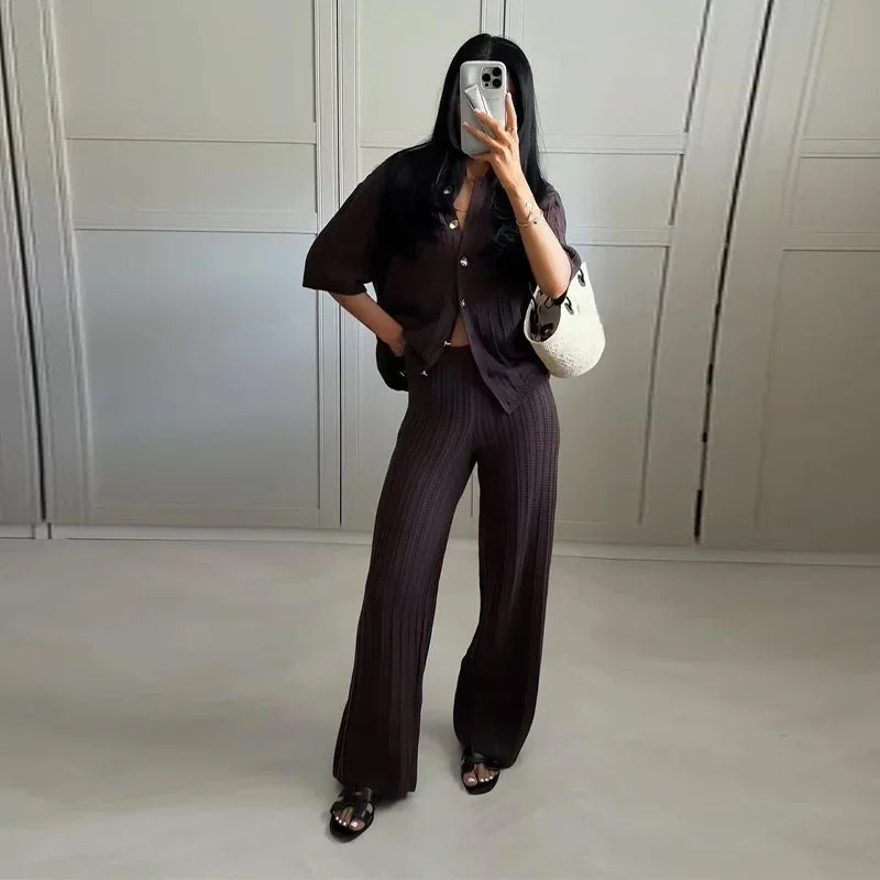 Amelie | Knitted Two-Piece Set