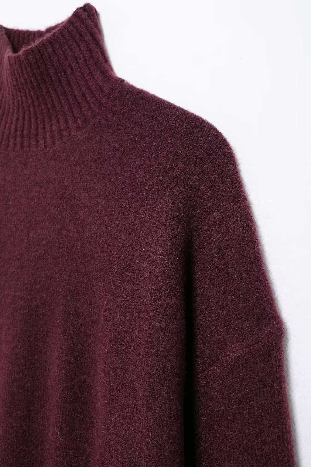 Isla | Knitted High Neck Sweater