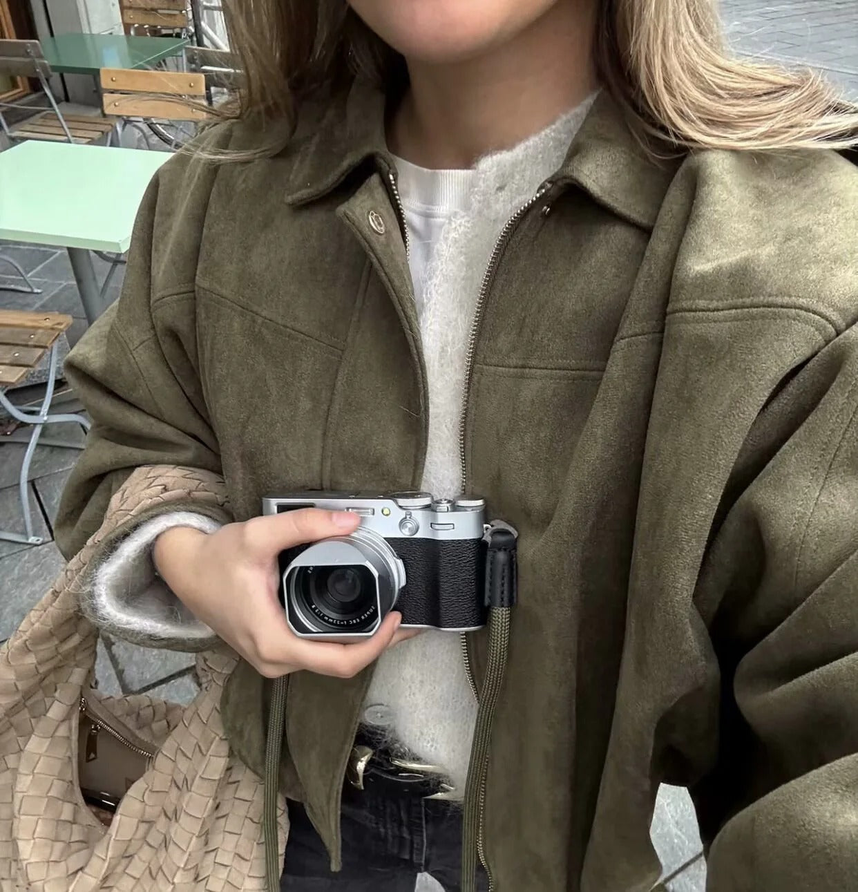 Mila Oversized Suede Jacket