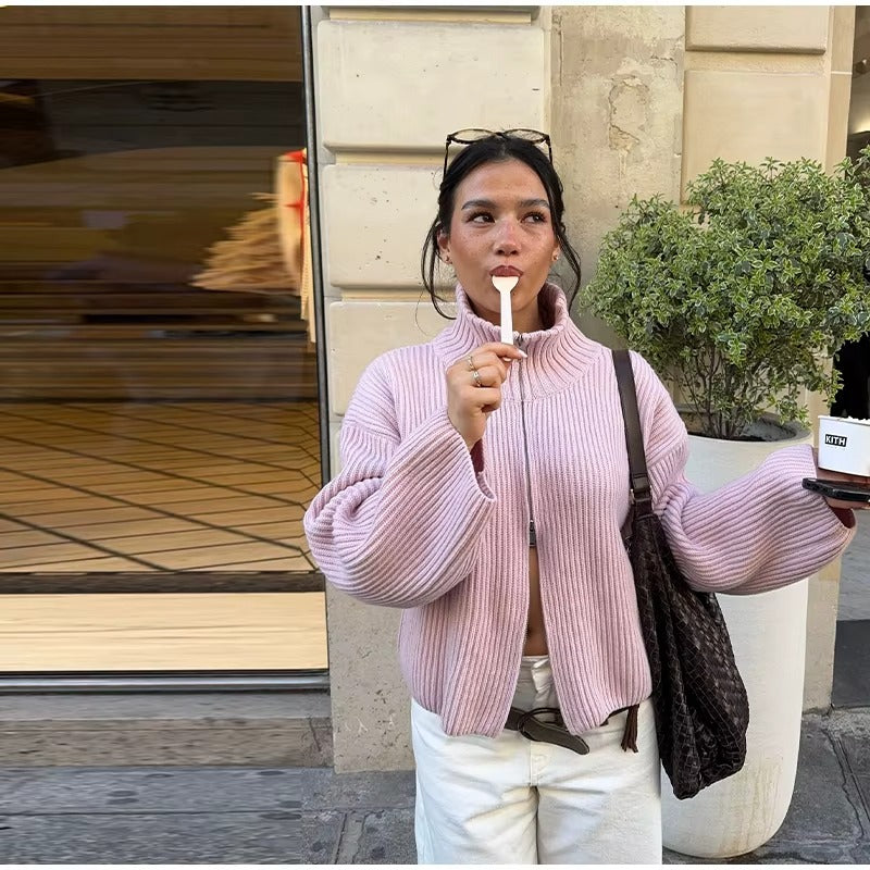 Striped Long Sleeve Polo